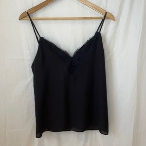 BLACK LACE CAMISOLE